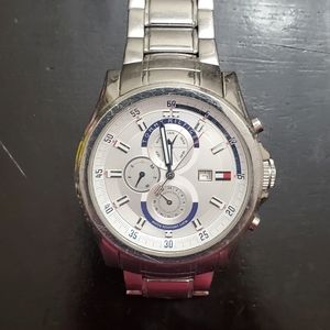 Tommy Hilfiger Silver Stainless Steel Men's Watch